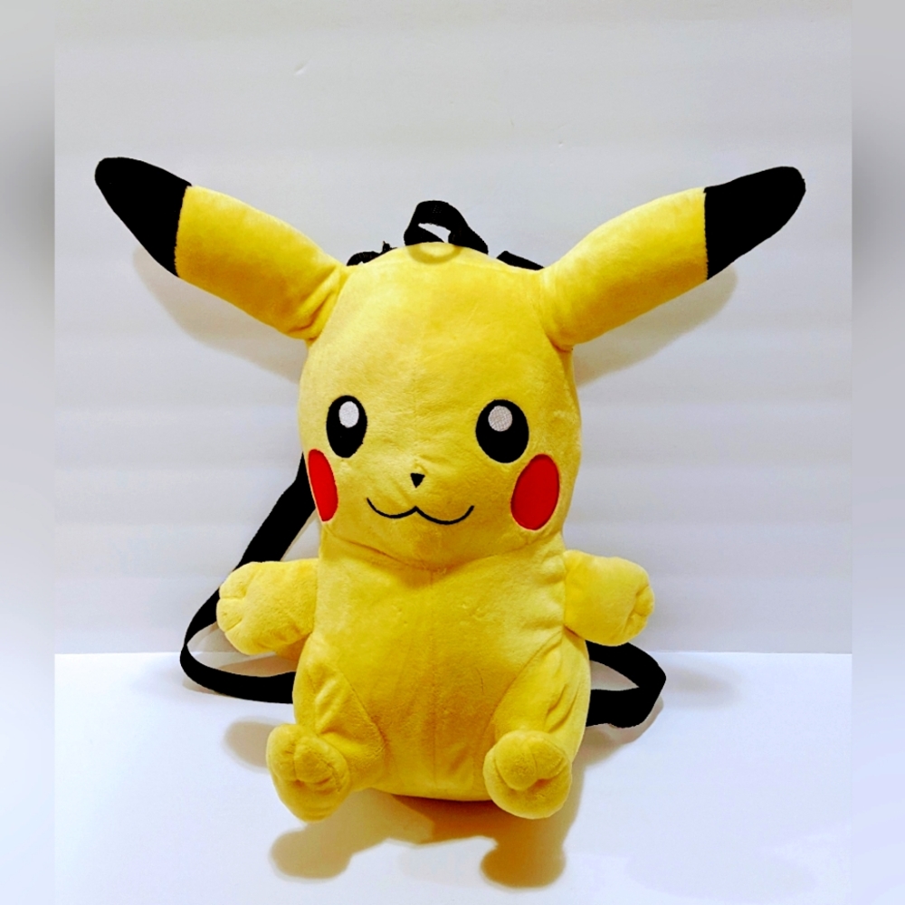 Pokemon Pikachu Plush Backpack Stuffed Accessory 13 Inches Wearable